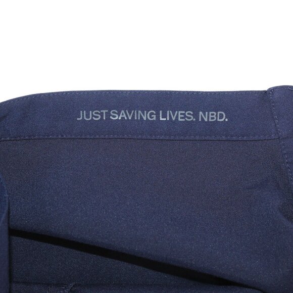 Figs XL Rafaela Navy Blue Sleeveless Scrub Top Vest Medical Nurse Vet EMS - Picture 10 of 10